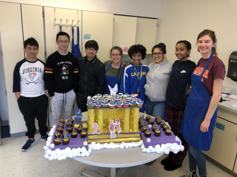 A Herculean feat: Soos third period students collaborated with Guginnos STEM students.