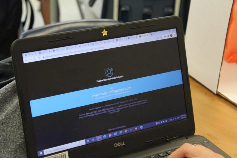 Wont connect: A student receives a familiar error message after encountering a blocked site.
