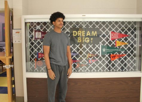 For Lewis seniors, like Besu Desta (seen here), the 2022-23 school year has been a time of planning for college and careers, applying, and waiting for answers. 